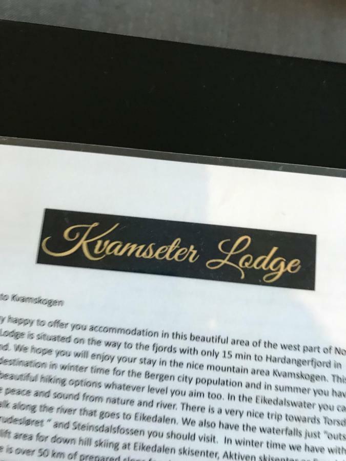 Kvamseter Lodge - Mountain Apartments Norheimsund Ngoại thất bức ảnh